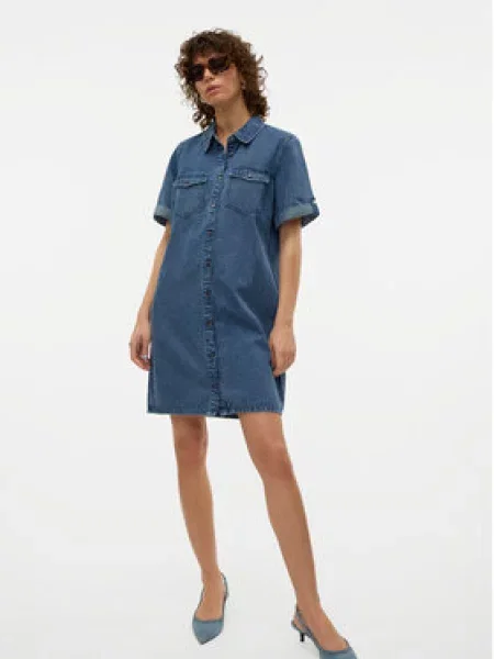 Vero Moda Džínové šaty Jennie modrá