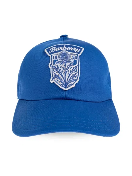 Czapka z daszkiem Burberry niebieska