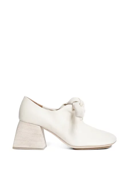 Pantofi cu toc Uma Wang din piele alb