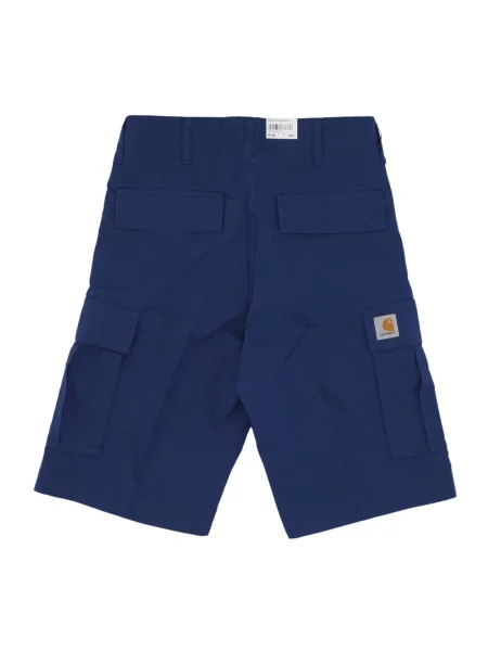 Szorty cargo Carhartt Wip niebieskie