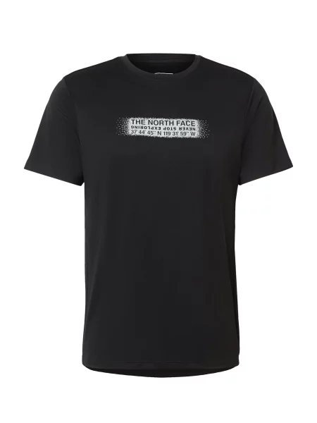 THE NORTH FACE Tricou funcțional gri deschis negru