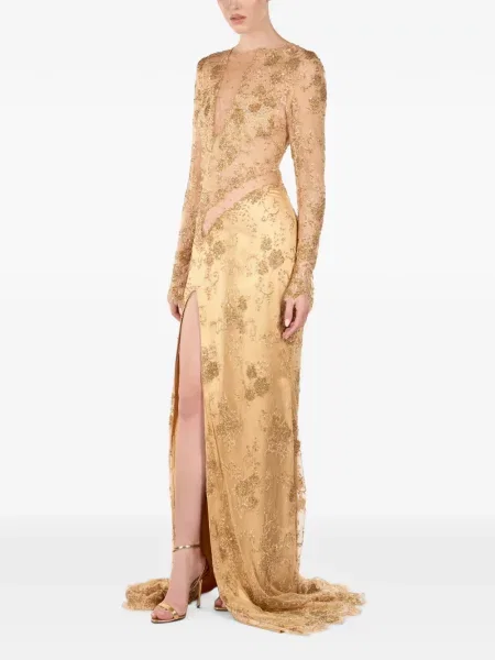Rochie maxi Andreea Veneciuc din dantelă