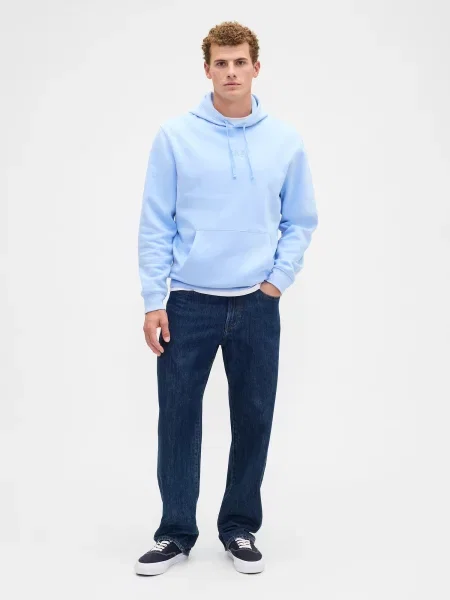 Palton Gap cu autograf albastru