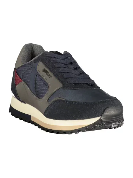 Sneakersy Gas skórzane niebieskie