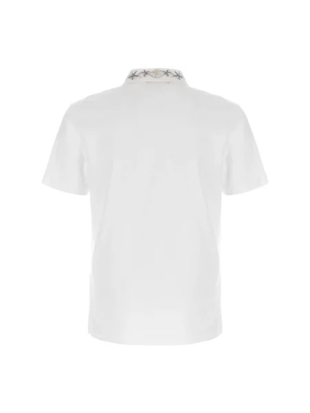 Koszulka polo Versace klasyczna biała