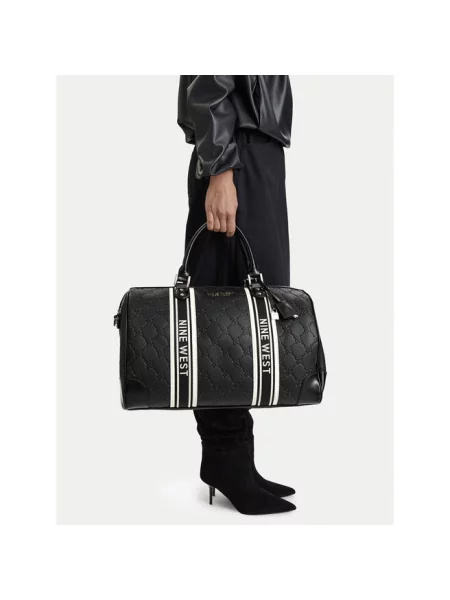 Torba weekendowa Nine West czarna