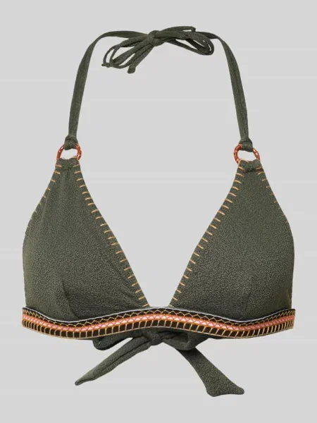 Top bikini z wiązaniem model ‘WAKO SANTANY’ Banana Moon khaki