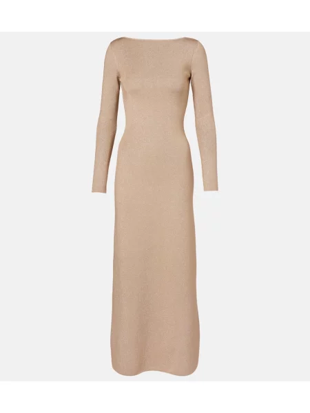 Rochie maxi Max Mara de costum bej