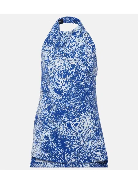 Top Proenza Schouler cu imagine albastru