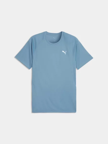 Спортивна футболка PUMA Run Velocity Tee poly комбінований верх синій