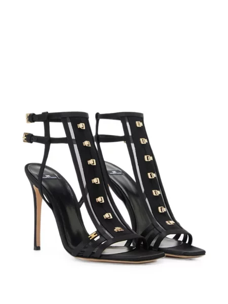 Sandale Elisabetta Franchi din tul negru