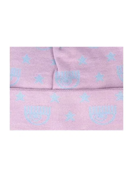 Șapcă Chiara Ferragni de lână roz