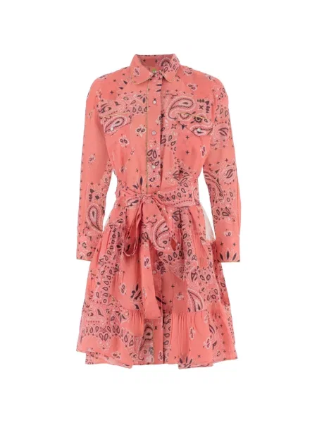 Rochie Pep's cu volane roz