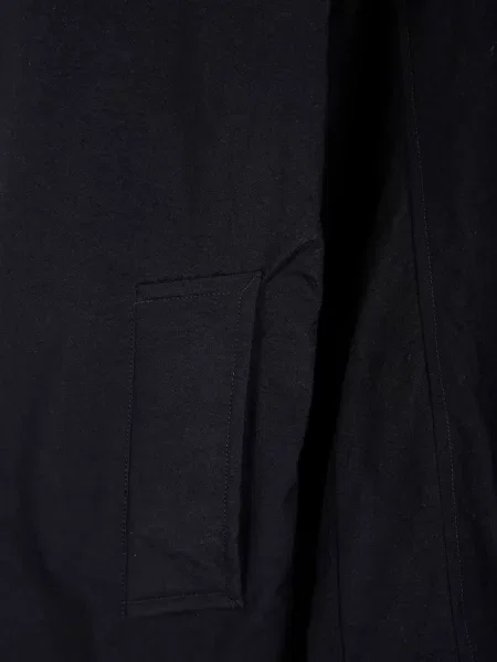 Palton Y's cu glugă negru