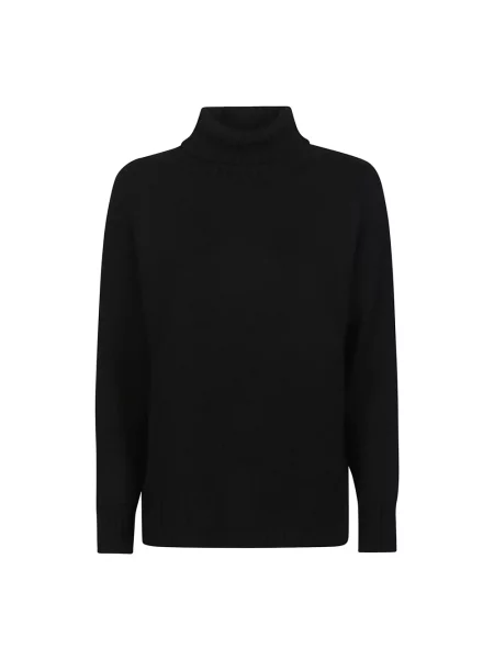 Sweter z golfem Drumohr czarny