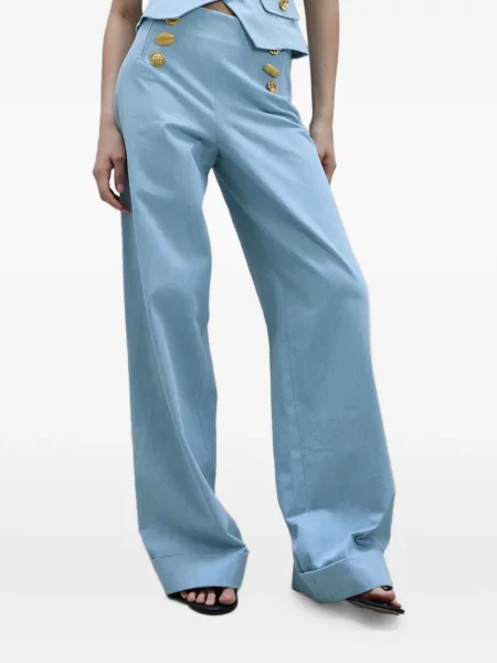Pantaloni Francoise Pinton - Paris albastru