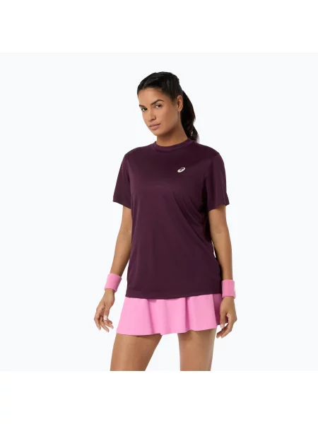 Tricou de tenis pentru femei ASICS Court Top W dark aubergine