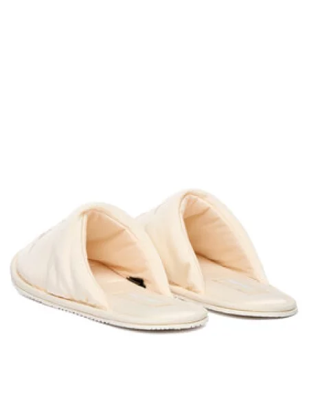 Naminės šlepetės Calvin Klein Jeans Slipper Satin Moire Écru