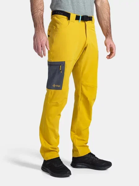 Spodnie outdoorowe Kilpi LIGNE-M żółte