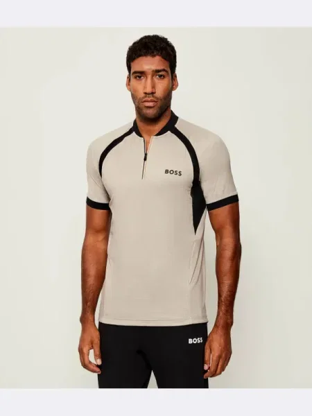 BOSS GREEN Polo PL_TOC Matchball bej