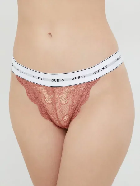 Бикини тип бразилиана Guess розово