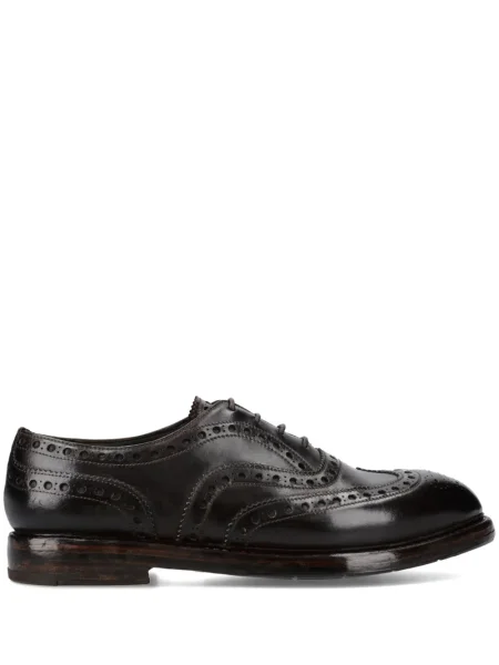 Oxford Premiata din piele negru