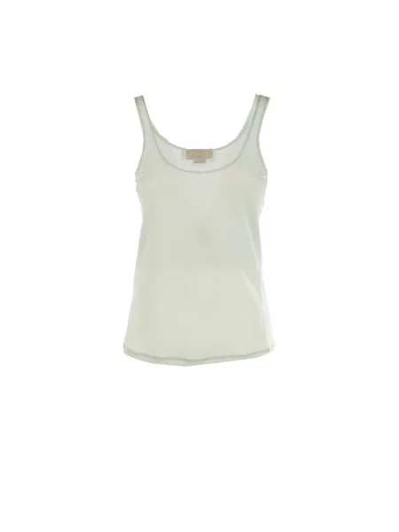 Top Genny bez rękawów zielony