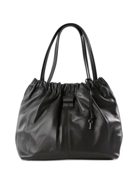Geantă shopper Marc Jacobs cu volane negru