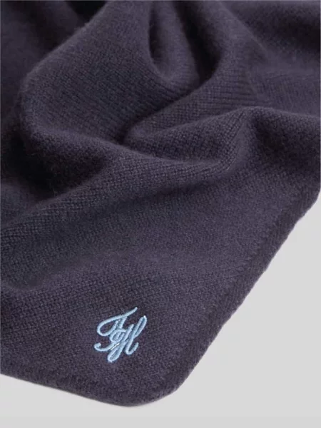 Tommy Hilfiger Chusta Trójkątna blau niebieska