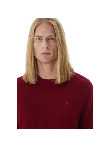 Calvin Klein Sveter tmavočervená červená