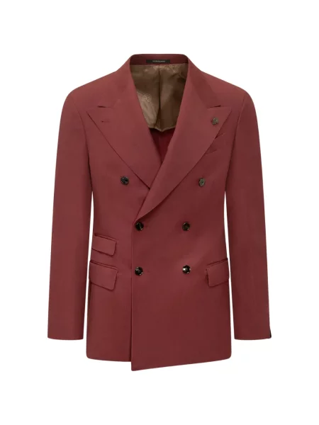 Sacou Gabriele Pasini cu două rânduri de nasturi roșu