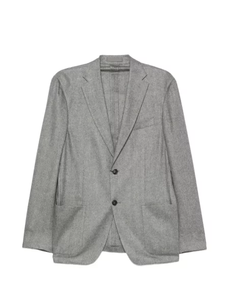 Sacou Corneliani cu model herringbone gri