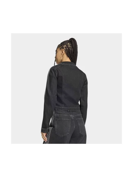 Adidas Originals bunda dámska rifľová SST čierna