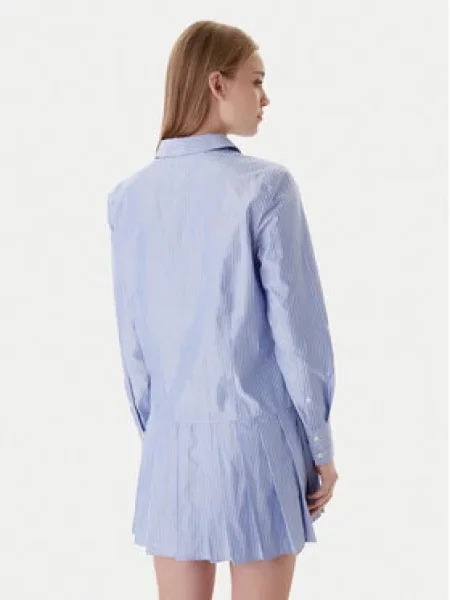 Košilové šaty Tommy Jeans modré