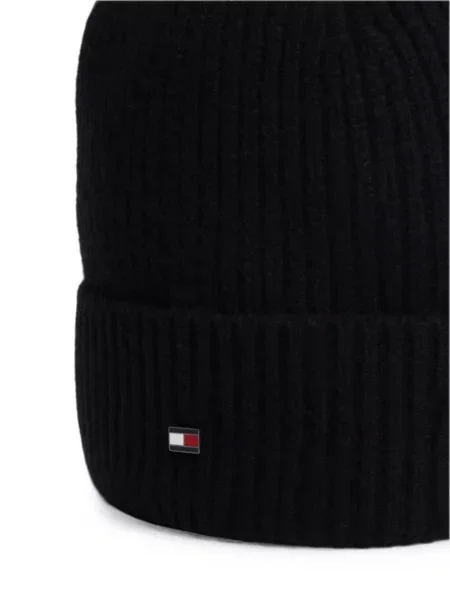 Căciulă Tommy Hilfiger tricotate negru