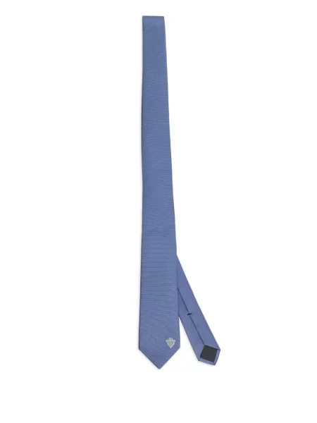 Cravată Gucci cu autograf albastru