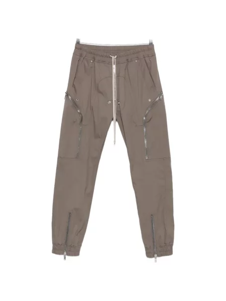 Pantaloni cargo Rick Owens cu cordon gri