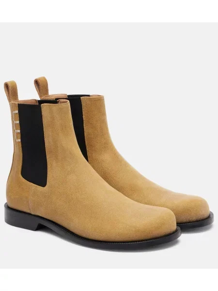 Cropp cizme scurte Jw Anderson din piele de căprioară galben