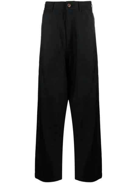 Pantaloni Black Comme Des Garçons din țesătură twill negru