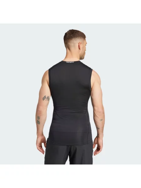 Tělocvična tričko Adidas Performance bez rukávů černé