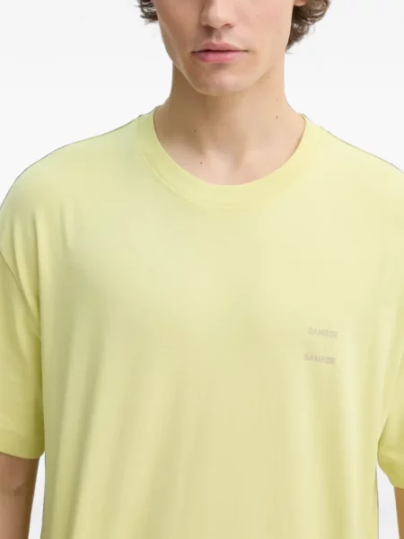 Tricou Samsøe Samsøe cu imagine galben
