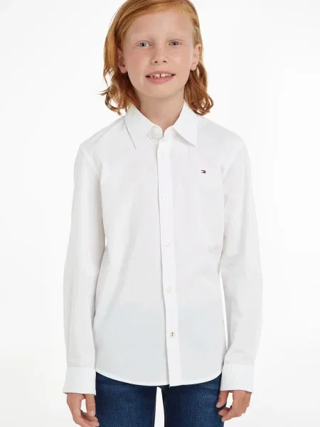 TOMMY HILFIGER Cămașă albastru ultramarin / roșu alb