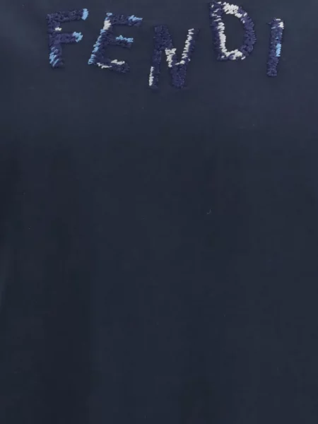 Μπλούζα Fendi με κέντημα μπλε