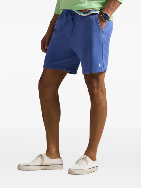 Czapka z daszkiem Polo Ralph Lauren w kratkę z twillu biznesowa niebieska