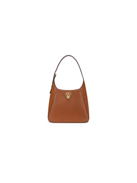 LAUREN RALPH LAUREN Kabelka Large Tanner Shoulder Bag hnědá