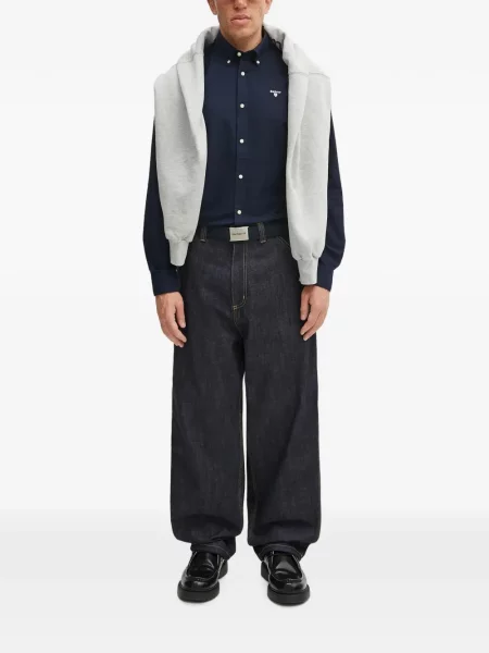Twill hosszú ing Barbour autogrammal kék