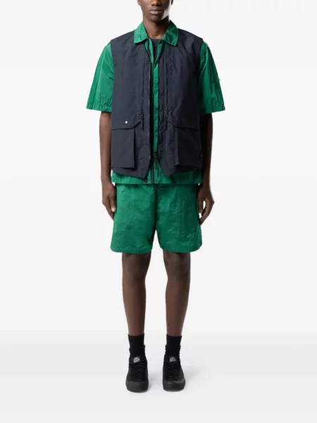 Pantaloni scurți Stone Island cu strasuri verde