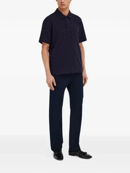 Tricou polo Ferragamo albastru