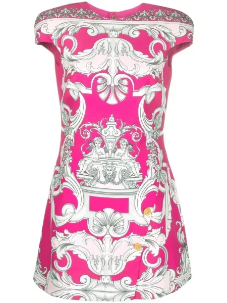Rochie mini Versace de costum roz