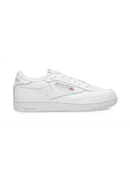 Przezroczyste sneakersy Reebok Club C 85 białe